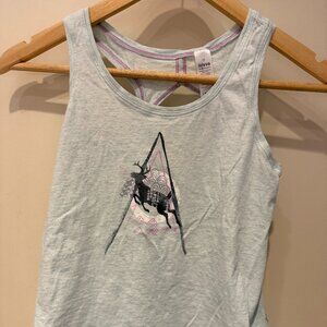 Ivivva girls light tank top design | Girls 10 aqua